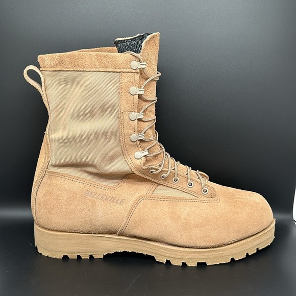 Belleville Army Combat Boots Temperate Weather Gore-Tex Tan Men\'s Sz 16 XXW main image 7